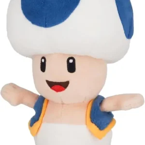 Super Mario All Star AC31 Blue Toad Plush