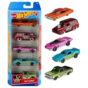 Hot Wheels Basic Car 5-Pack Asst 01806(style may vary)