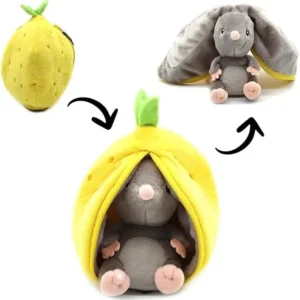 VEGGIE PLUSH ROCKET THE MOUSE / LEMON