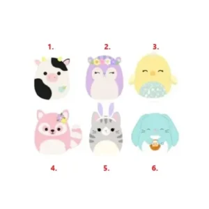 SQK-7.5IN LTL PLUSH PAIRS ( color and style may vary)