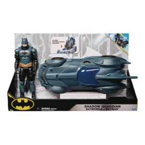 DC Batman Shadow Guardian Batmobile 12" with Figure Set