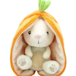 VEGGIE PLUSH- GADGET THE BUNNY / CARROT