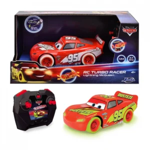 JADA - RC CARS GLOW RACERS LIGHT. MCQUEEN 1:24